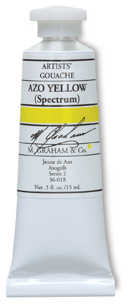 AZO YELLOW GOUACHE 15ML M GRAHAM